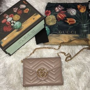 Gucci GG Marmont leather crossbody
